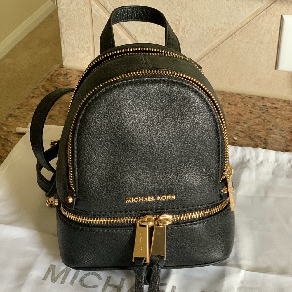 Rhea Mini Leather Backpack